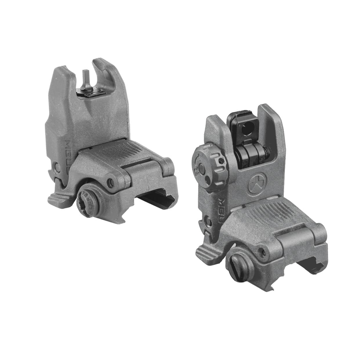 Magpul MBUS Front And Rear AR-15 Back-Up Sight Kit - Gen 2