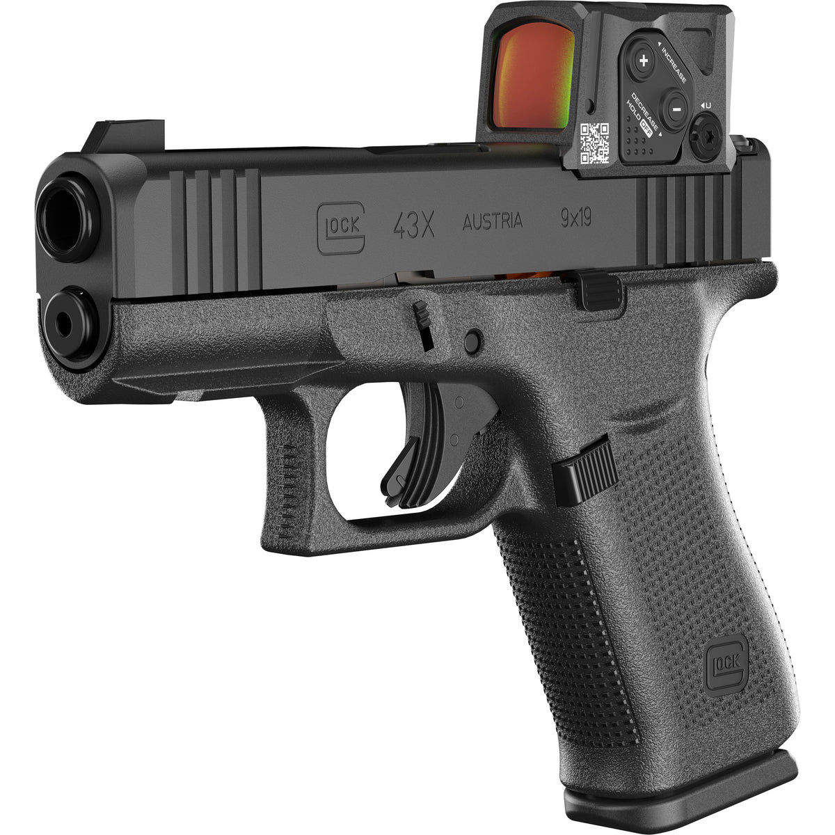Glock 43X MOS Aimpoint COA - 10 Round - 2 Magazines