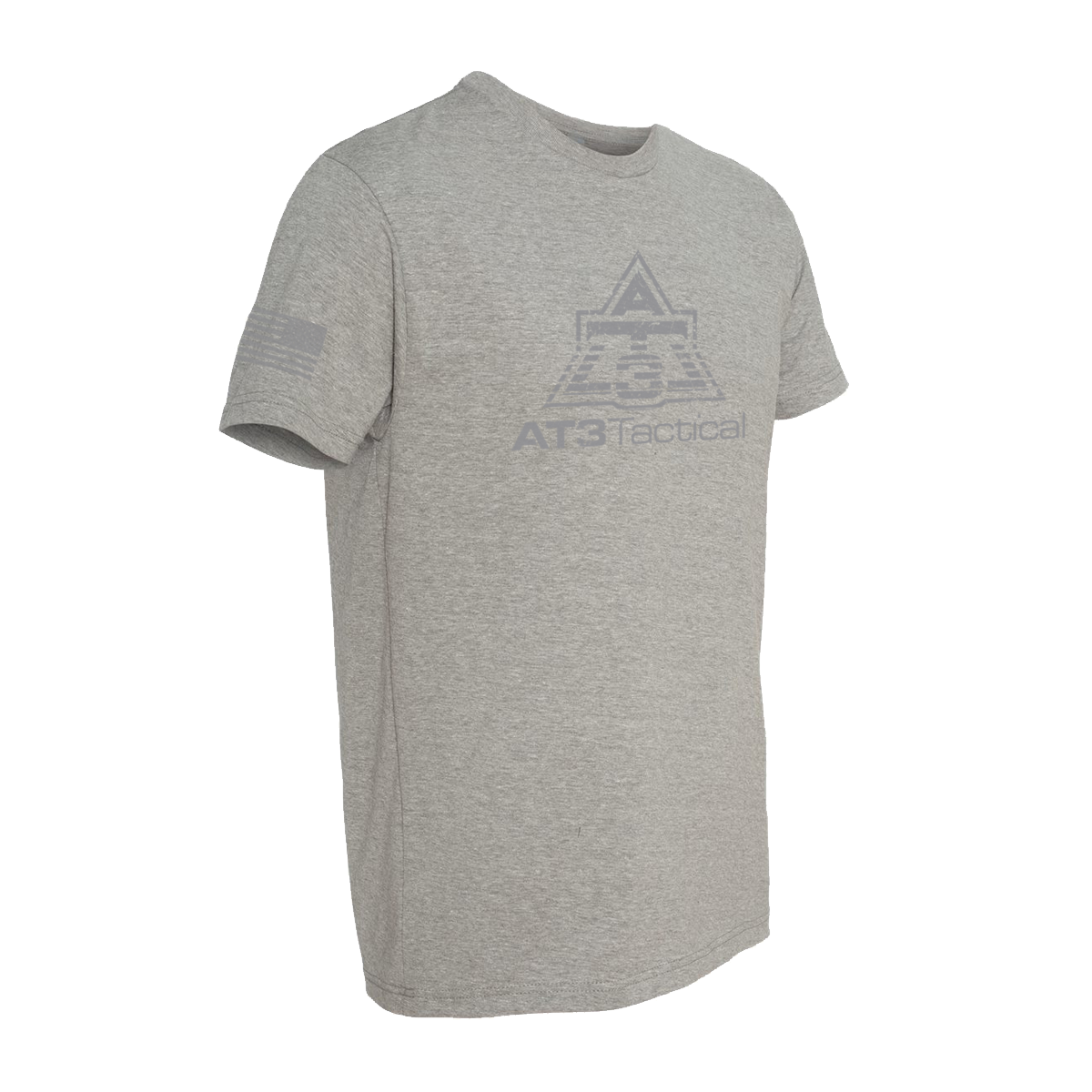 AT3 Retro Patriot Tee Shirt - Gray Heather Tri-blend