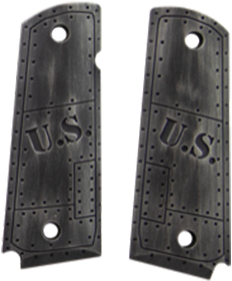 Govt. Model Aluminum - 1911 U.S. Grey Distressed Grip
