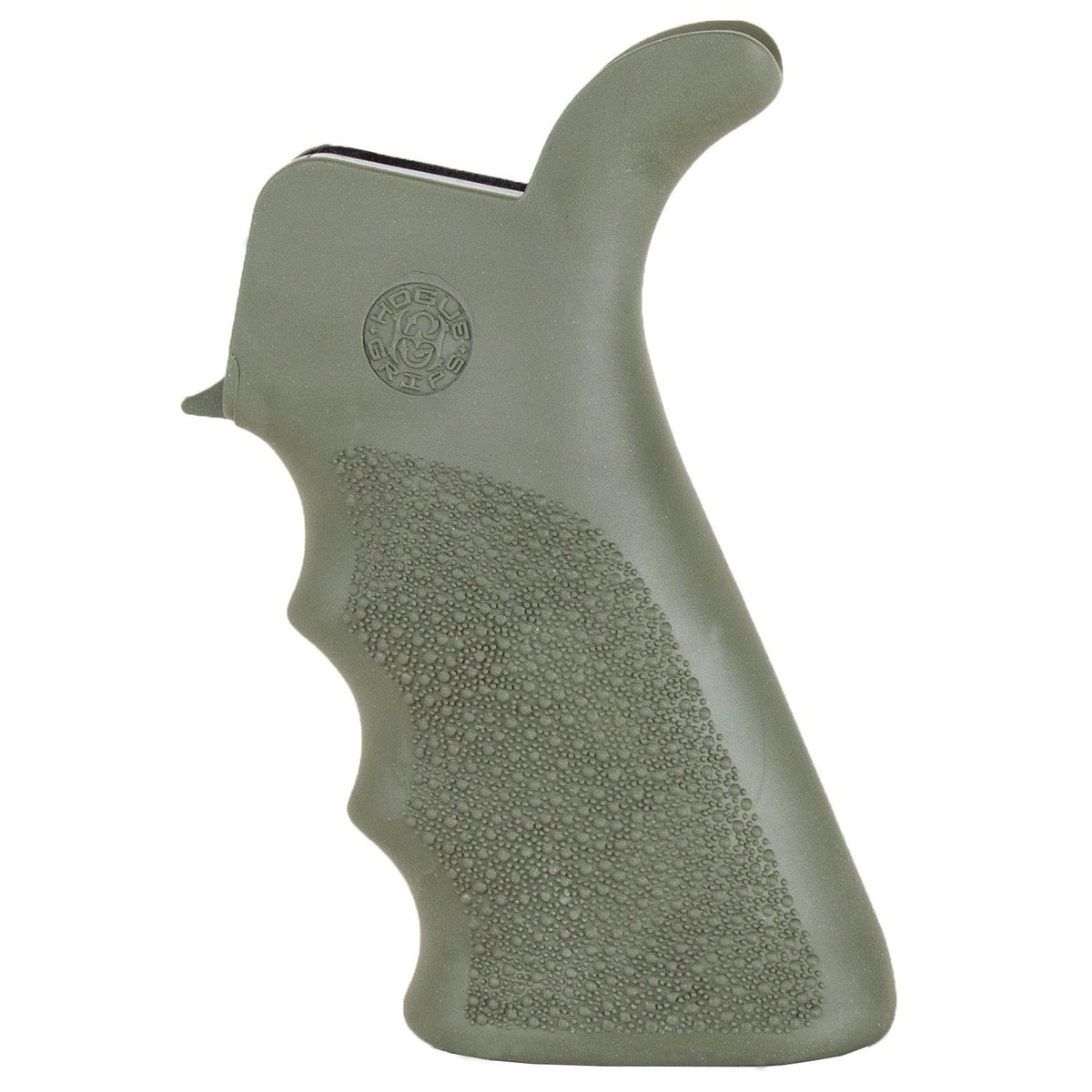 HOGUE AR15 RUBBER GRIP BEAVERTAIL W FINGER GROOVES OD GRN