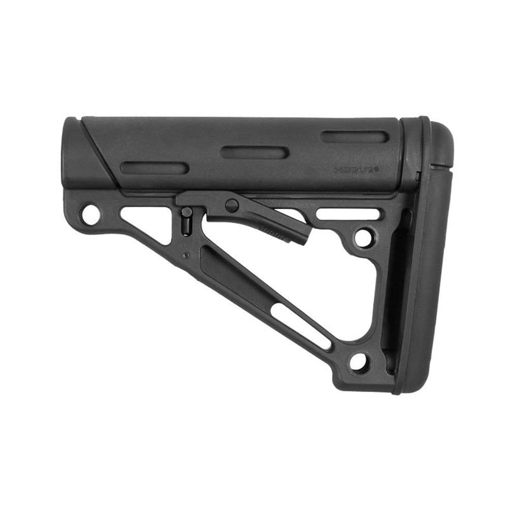 HOGUE AR15 RUBBER OVERMOLD 6-POS COMMERCIAL BUTTSTOCK COMPLETE KIT BLACK