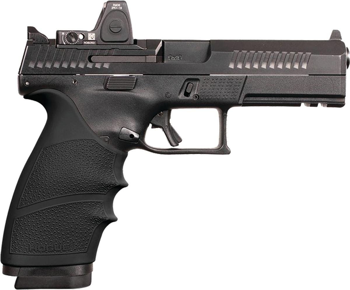 HandAll Beavertail Grip Sleeve CZ P-10 Full Size 9mm Black