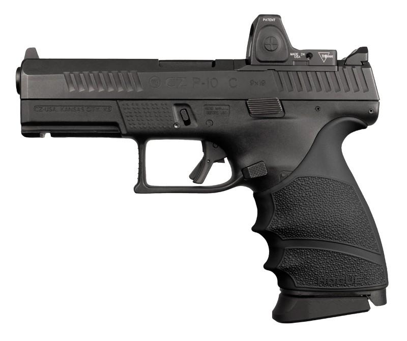 HandAll Beavertail Grip Sleeve CZ P-10 Compact 9mm Black