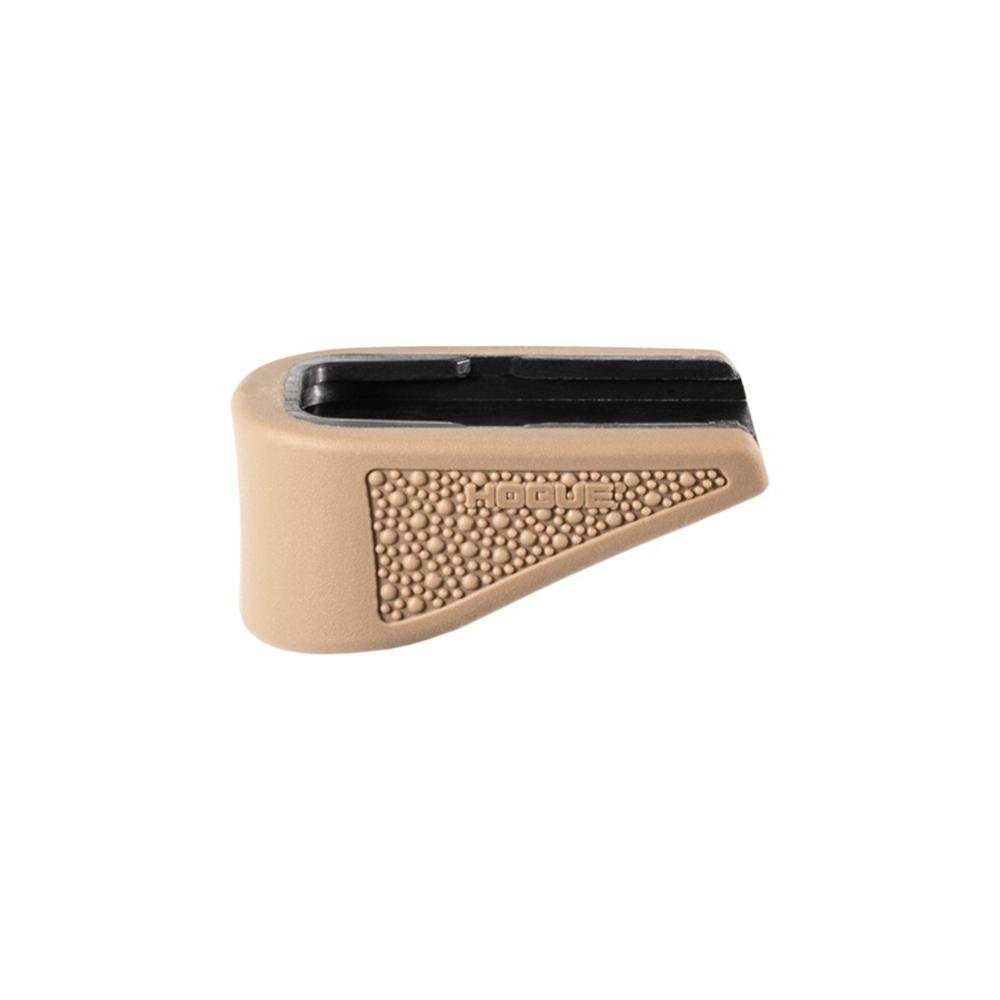 Glock 43 9mm OverMolded Rubber Grip Ext Base Pad for 6 Rd Mag FDE