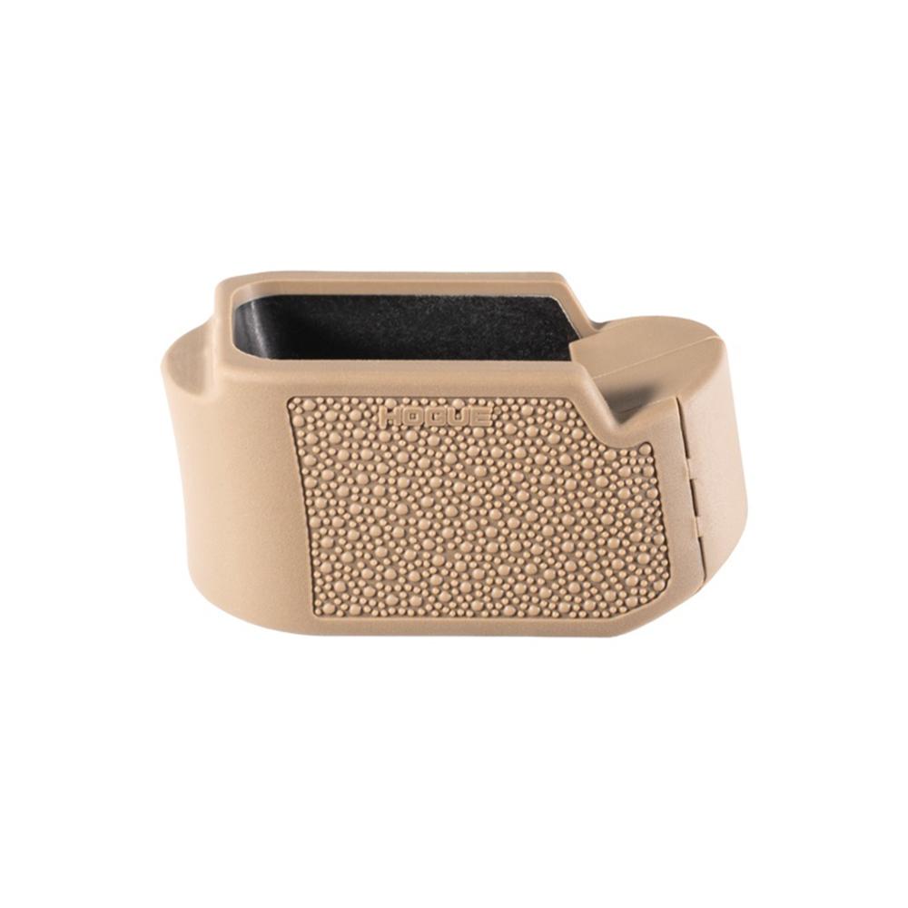 Glock 19 OverMolded Rbr Grip Ext Base Pad for 10/15 Rd Mag Fit Glock 26 FDE