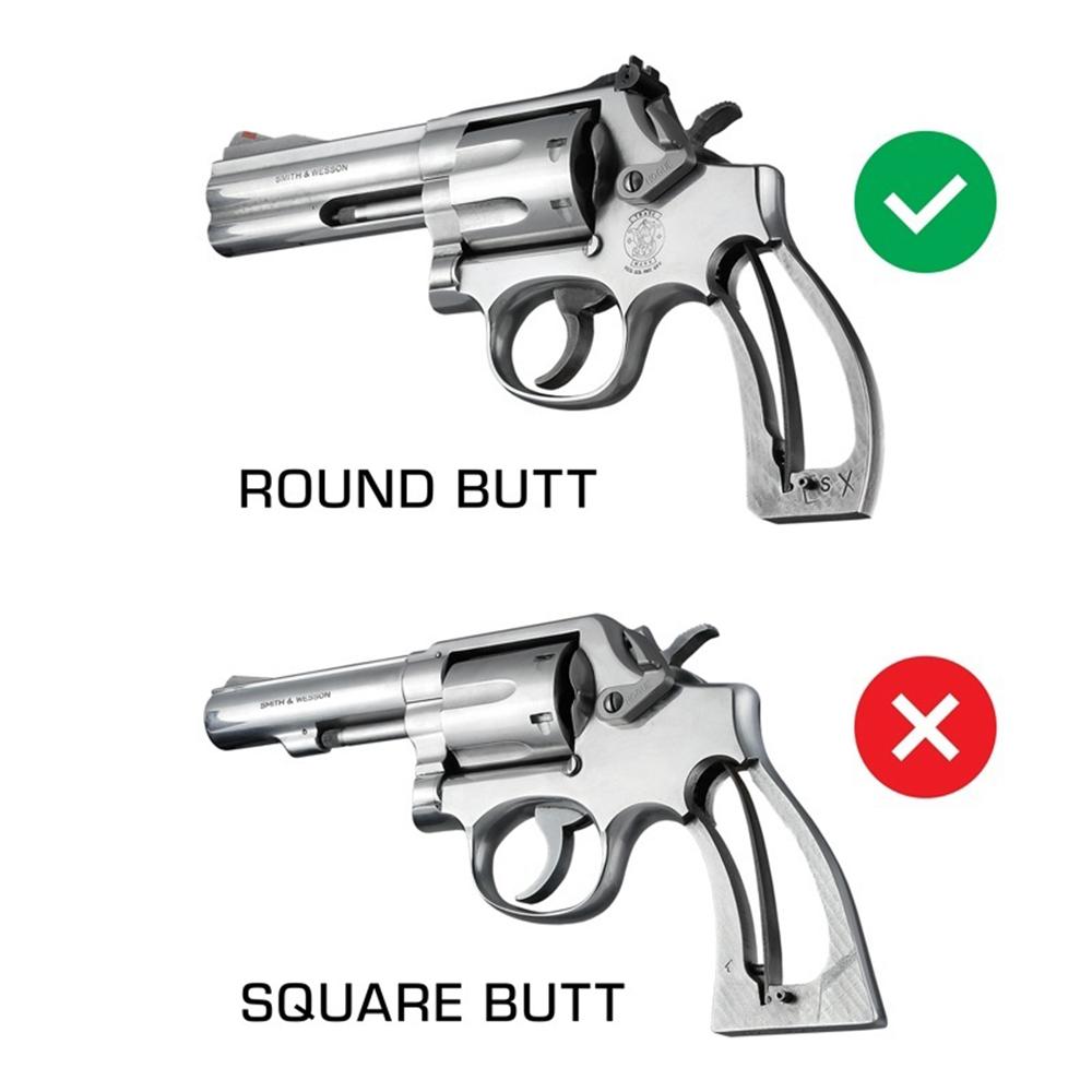 S&W K L N X Z Frm Rd Butt Rbr Tamer Conversion Monogrip FDE