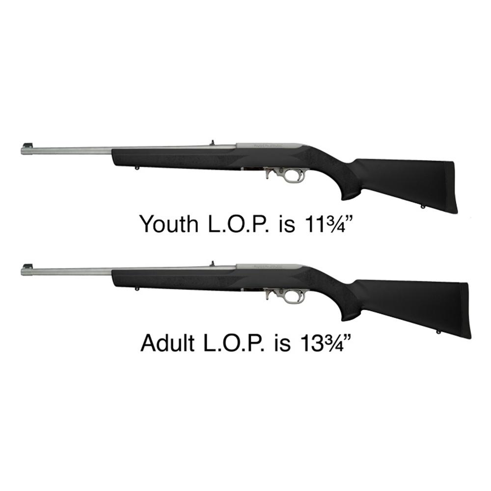 Ruger 10-22 Compact Rubber OverMolded Stock with Standard Barrel Channel