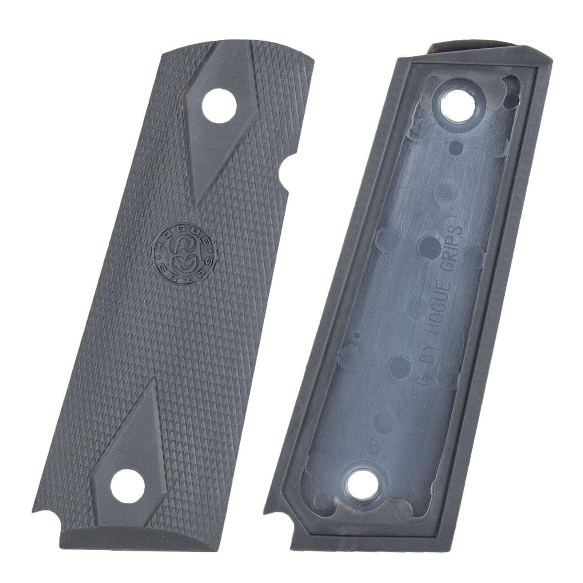 HOGUE 1911 GOVERNMENT PANELS DIAMOND CHECKERED PEWTER