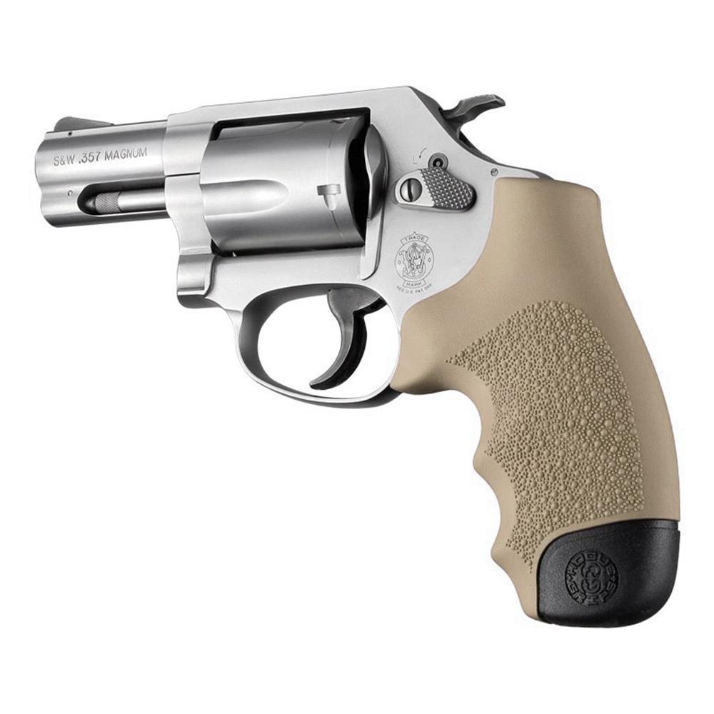 S&W J Frm Rd Butt Cent/Metal Bdygrd Rbr Monogrip FDE
