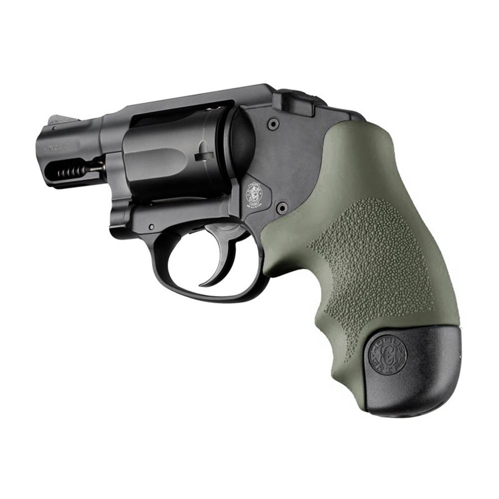S&W J Frm Rd Butt Cent/Polymer Bdygrd Rbr Tamer Grip ODG
