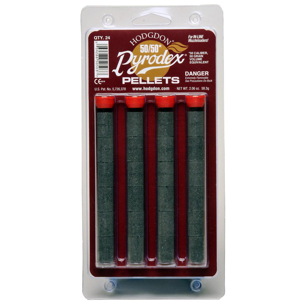 HODGDON POWDER PYRODEX PELETS 50CAL-50GR 24/BOX