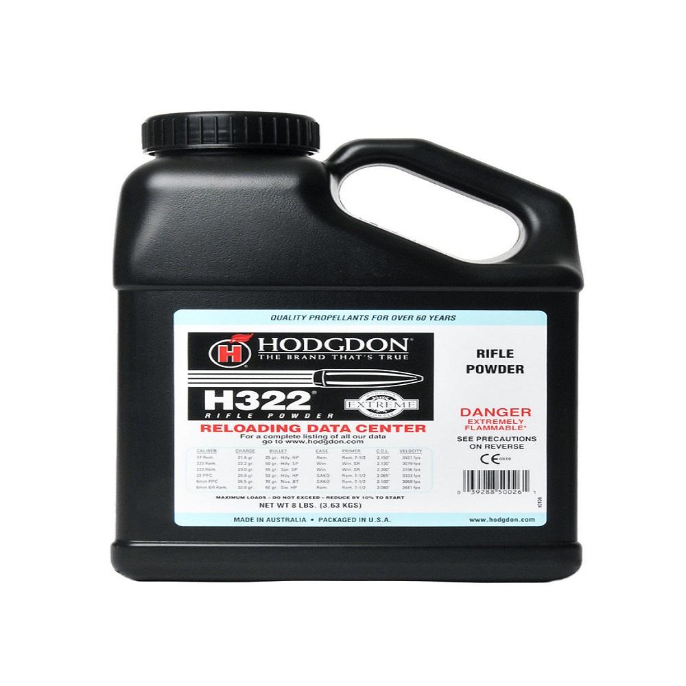 HODGDON POWDER H322 8# KEG