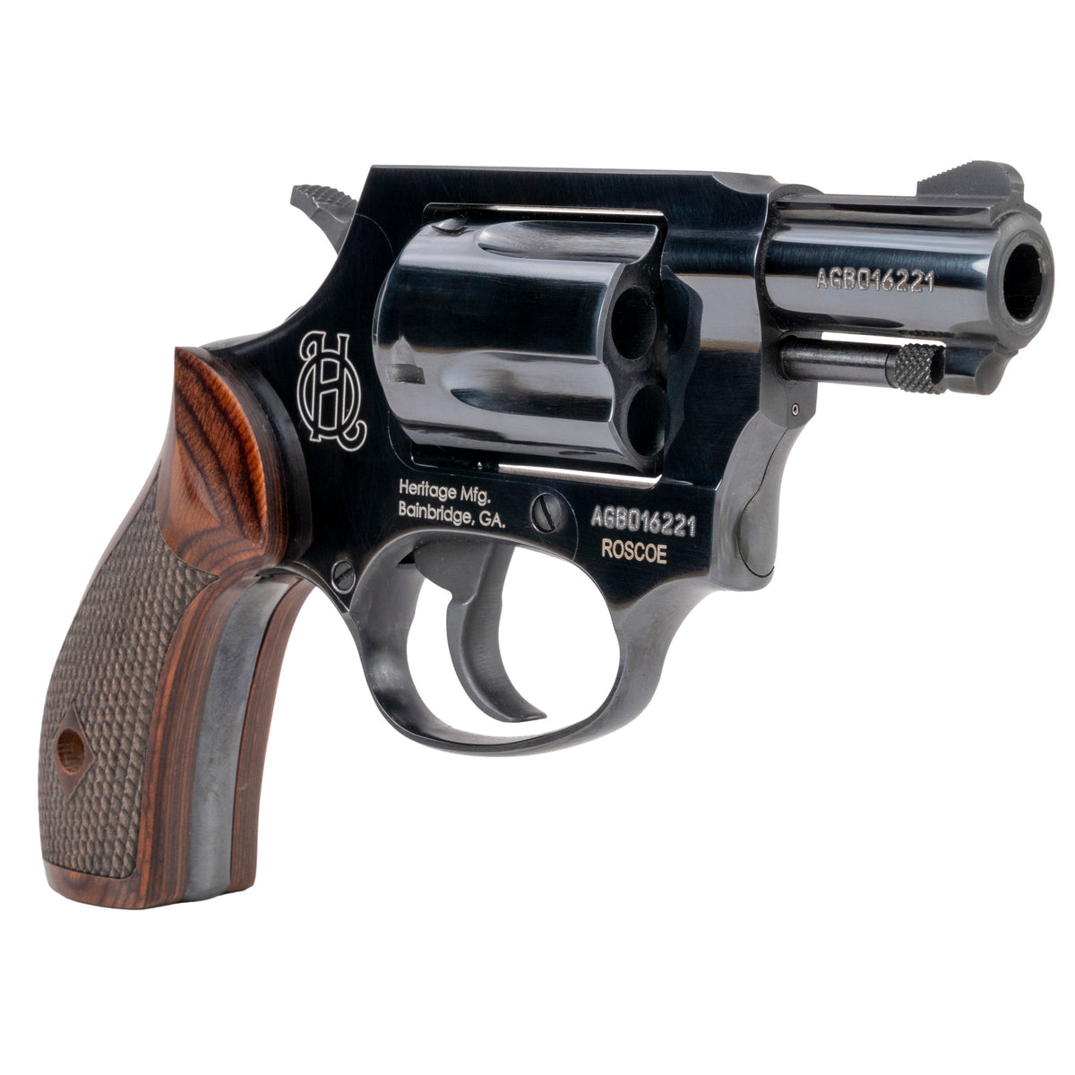 Heritage Roscoe Revolver - 38 Special - 2" - 5 Rounds - Wood Grips