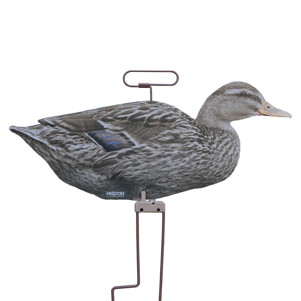 Higdon Field Duck FLATS Mallard Motion Silhouette Fully Flocked (12pk)