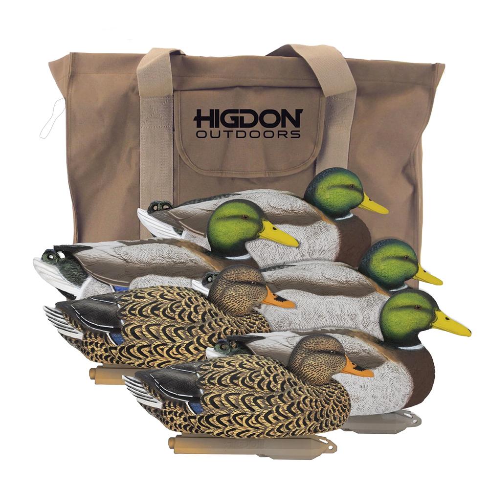 Higdon Legacy Mag Mallard, Foam Filled, + 6 Slot Bag (6pk)