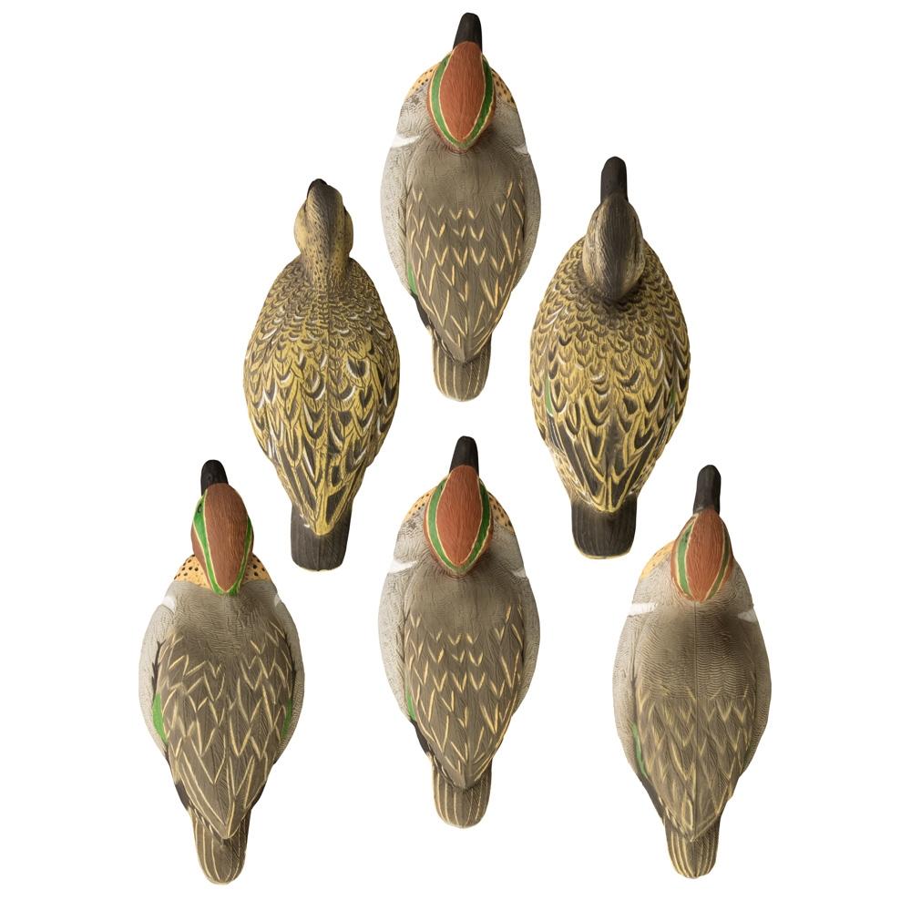 Higdon Outdoors Standard Green Wing Teal Foam Filled 6pk