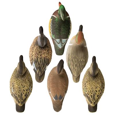 Higdon Outdoors Puddle Pack 2/Grn Wing Teal 2/Blue Wing Teal 2/Wood Ducks