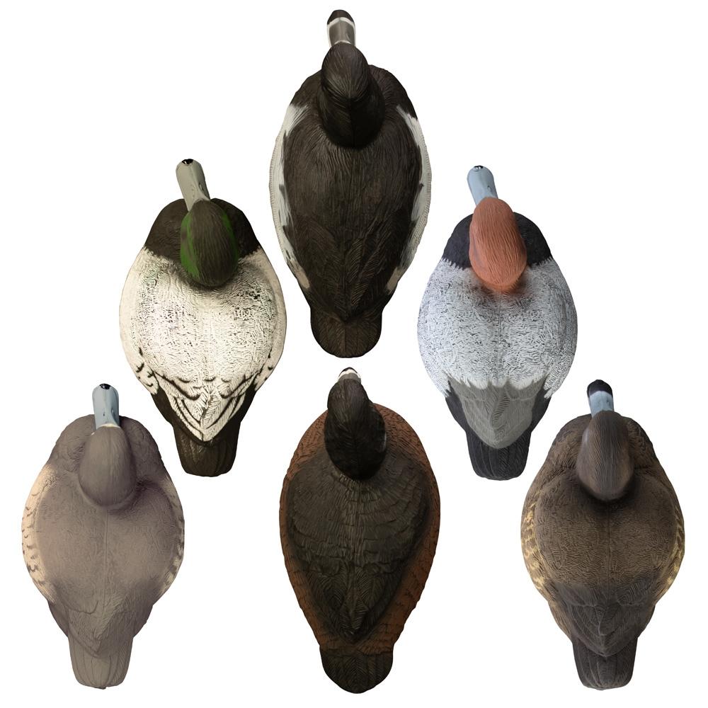 Higdon Outdoors Standard Diver Pk 2 Bluebill 2 Red Heads 2 Ring necks