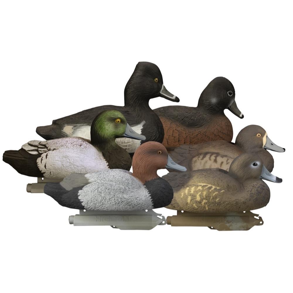 Higdon Outdoors Standard Diver Pk 2 Bluebill 2 Red Heads 2 Ring necks
