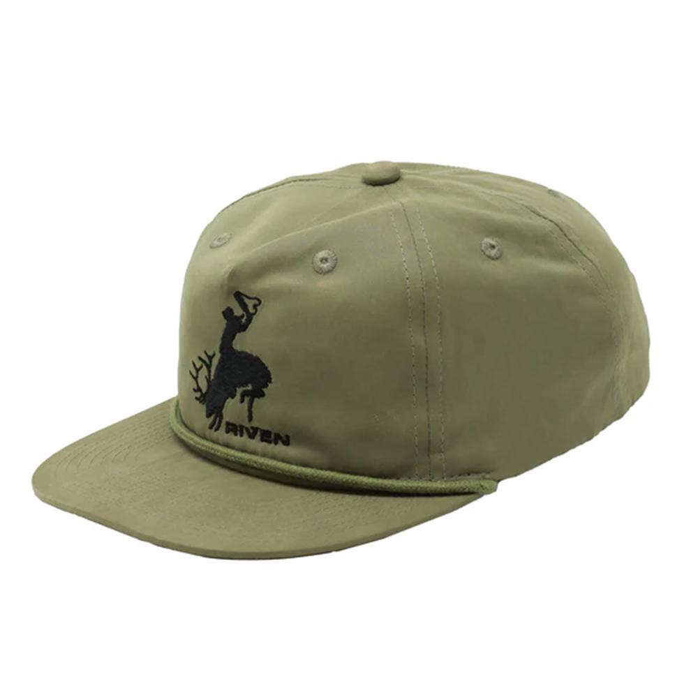 Higdon Bucking Elk Rope Hat, Loden