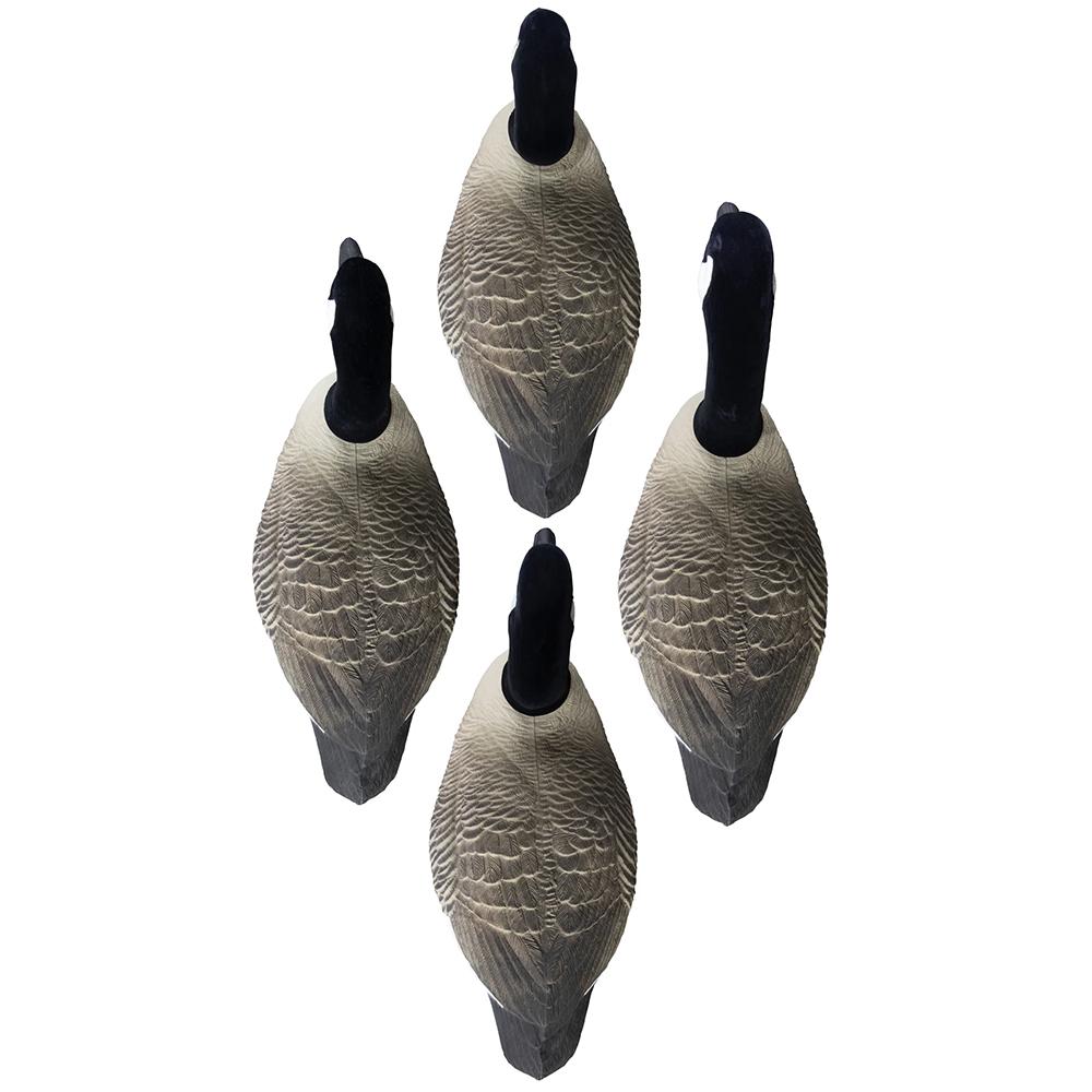 Full-Size Goose Floater Canada Flocked Heads 4PK