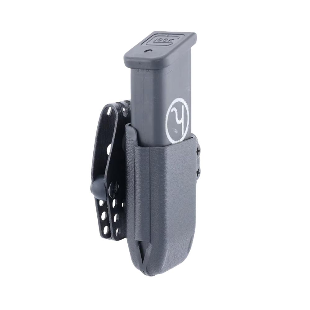 Henry Holsters Duty Pistol Mag Carrier (2011) with Link EQ (RH) Black