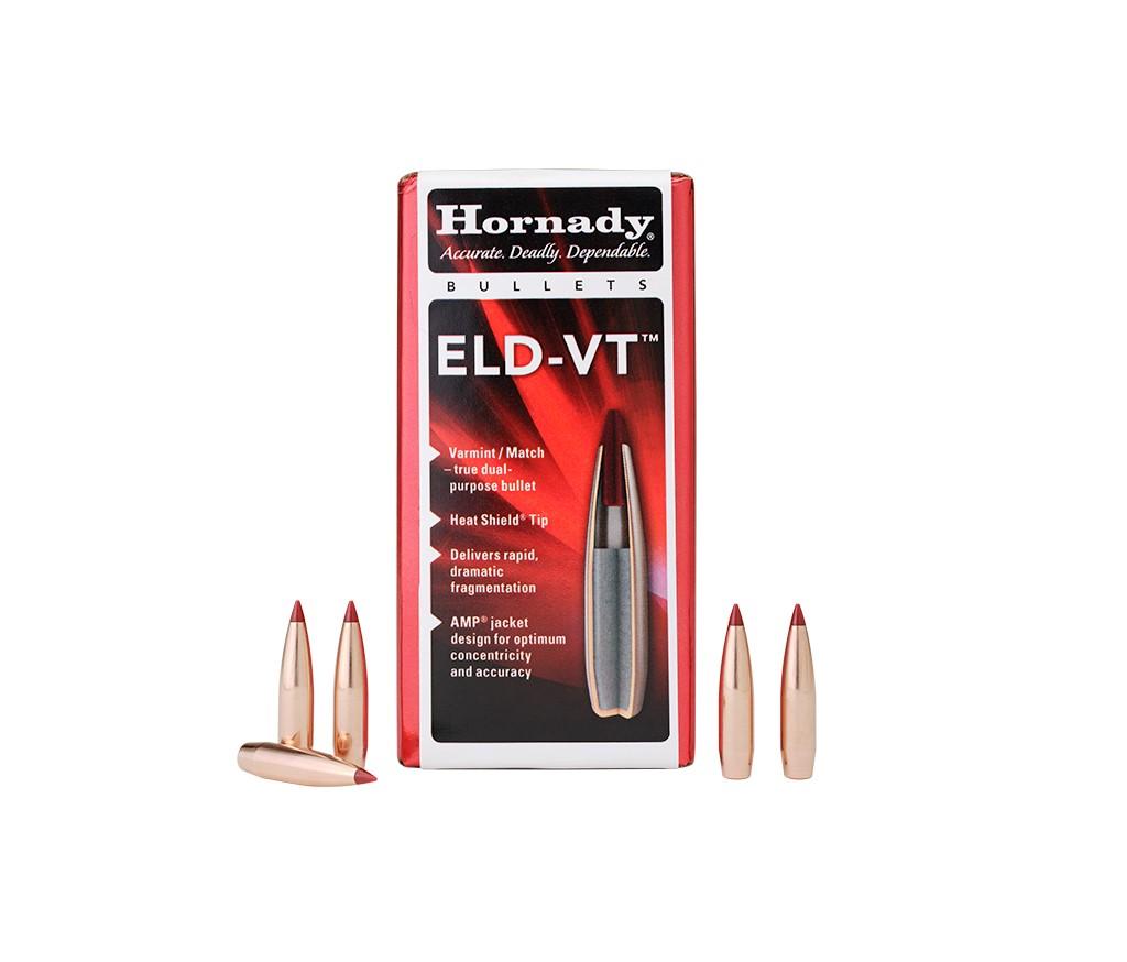 HORNADY 22 CAL .224 69 GR ELD-VT  (1-8) 100 COUNT