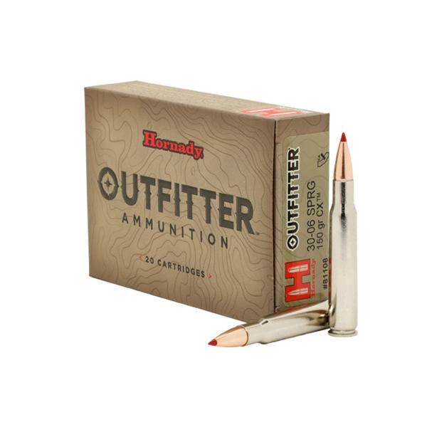 AMMO OUTFITTER 30-06 SPRG 150 GR CX OTF 20 RDS