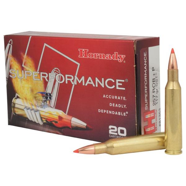 AMMO SUPERFORMANCE .257ROB+P 117G SST