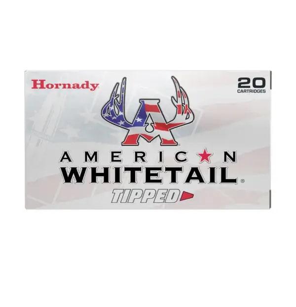 HORNADY AMMO AMERICAN WHITETAIL TIPPED 7MM-08 REM 139 GR SST 20 RDS