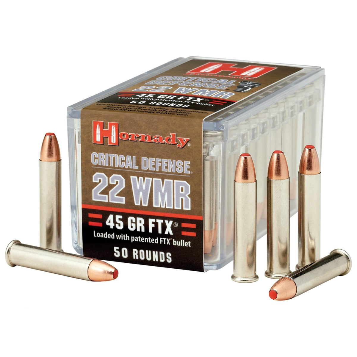 AMMO CRITICAL DEFENSE 22WMR 45G 50/CT