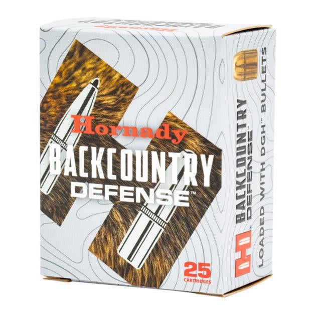 HORNADY AMMO BACKCOUNTRY 9MM LUGER+P 138 GR DGH 25 ROUNDS