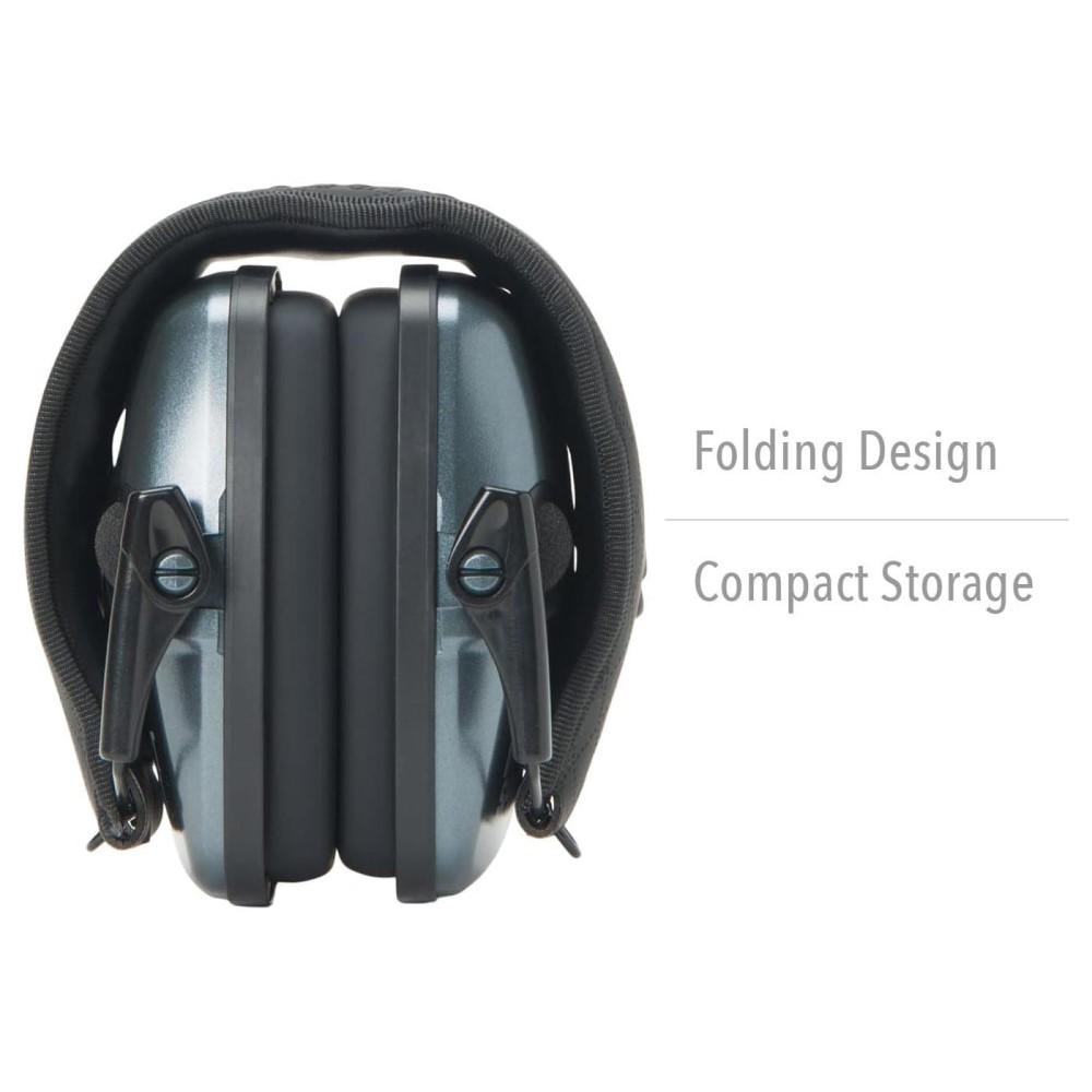 Impact Sport Bluetooth Lithium Battery Charcoal Gray Earmuffs