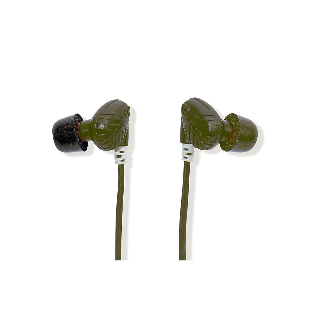 IMPACT IN-EAR PASSIVE HEAR THROUGH TECHNOLOGY OD GREEN