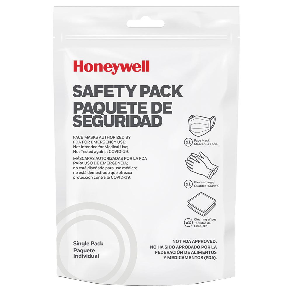 Honeywell Safety Single Pack - Face Mask, Gloves & Cleansing Wipes
