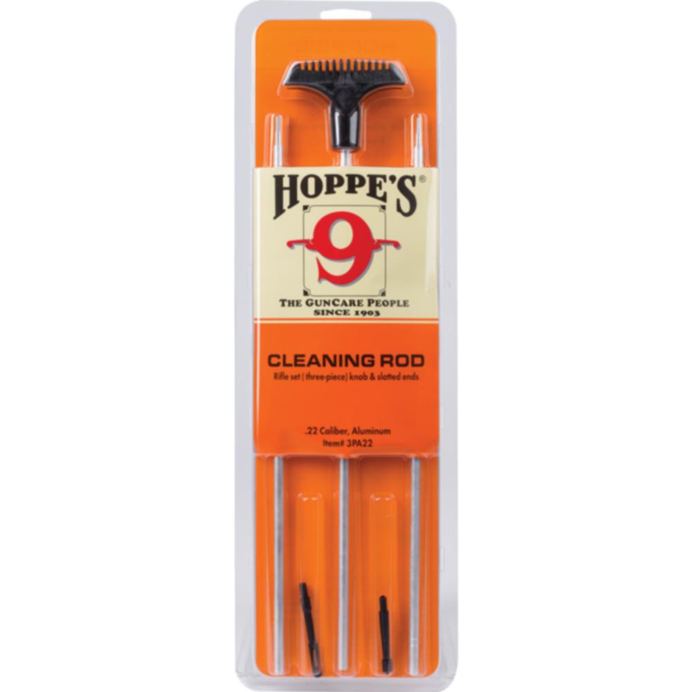 HOPPES 3PC RIFLE .22 CLEAN ROD