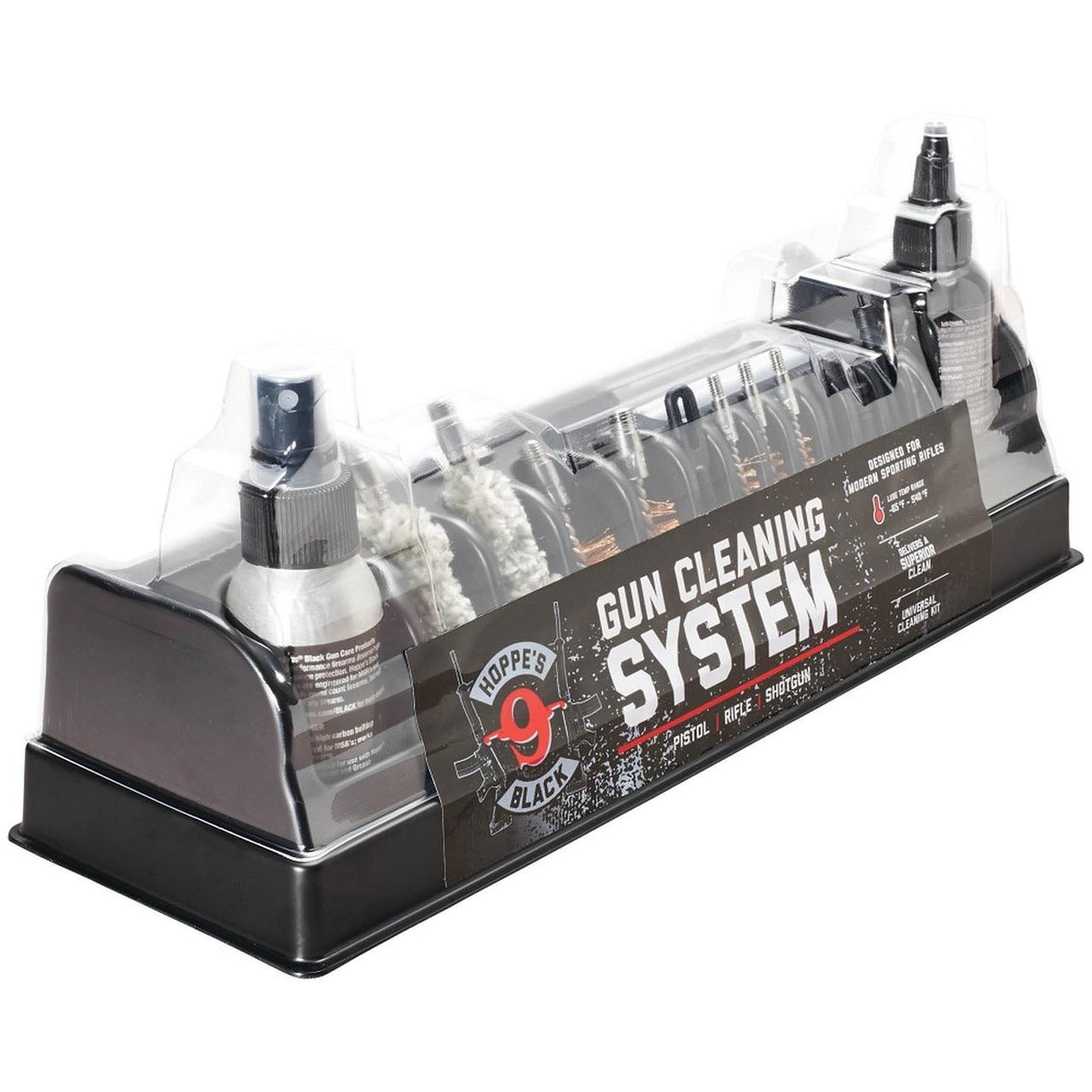 Hoppe's Black Universal Cleaning Kit w/ Cleaner & Oil, Clam