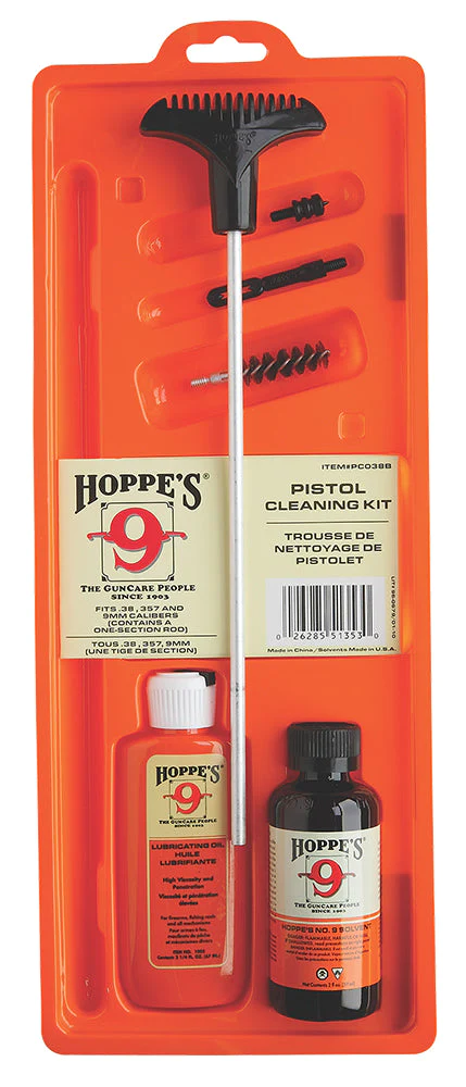 Cleaning Kit .22 Caliber Pistol Clam