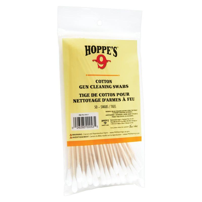 COTTON CLEANING SWAB 100 CT WOOD GRAIN 5.9 LONG, POLY BAG