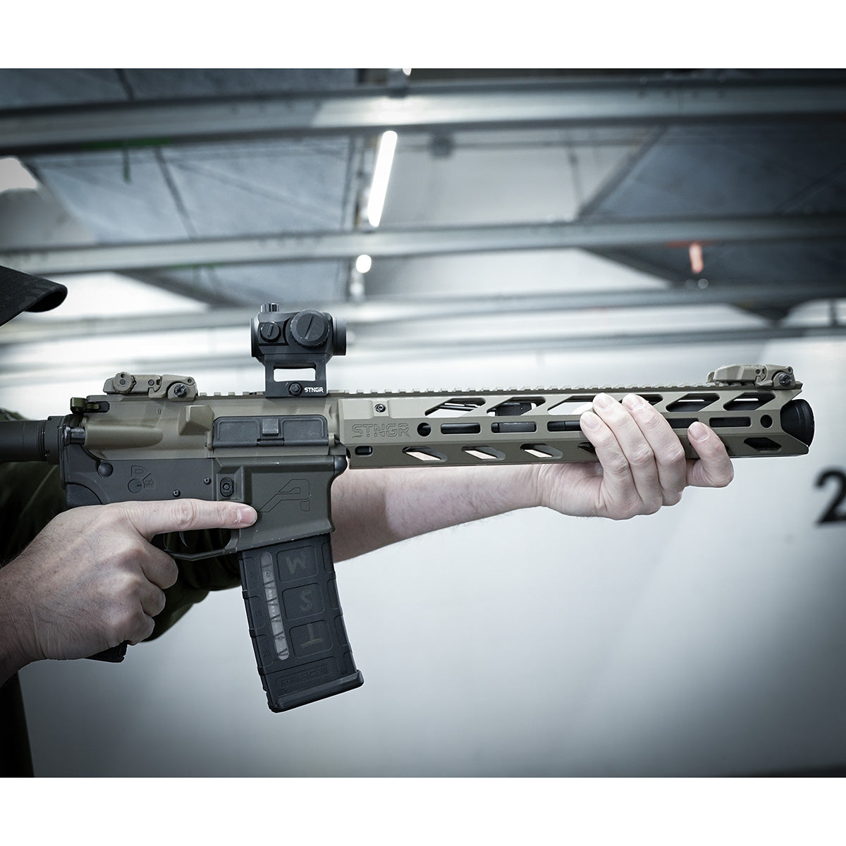 STNGR HWK XL® V2 Free Float Suppressor Ready AR-15 Handguard - M-LOK - 2 Lengths Available