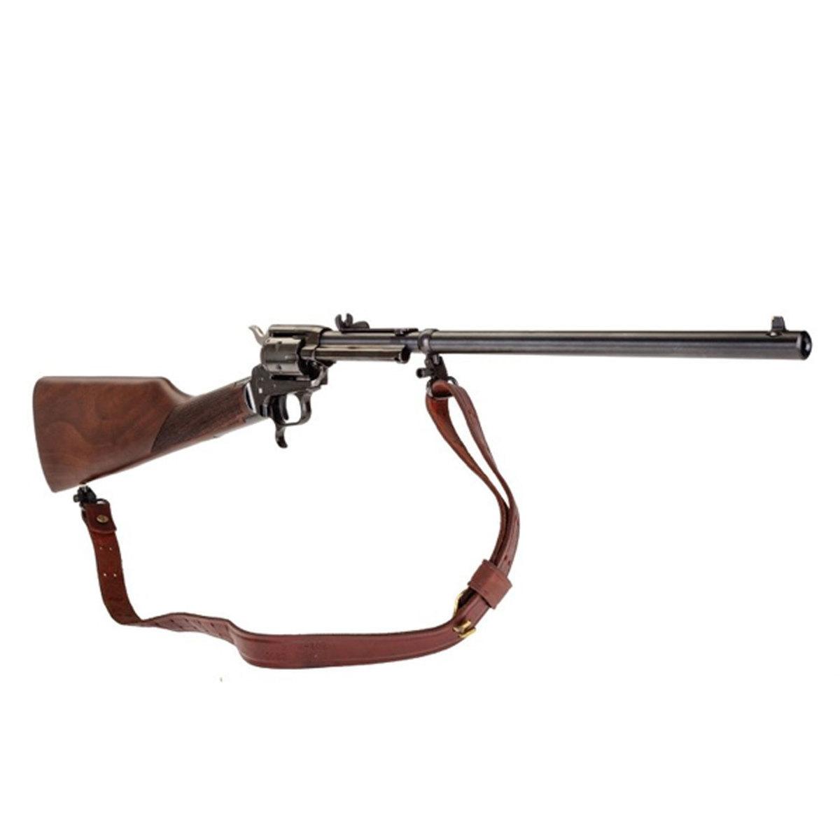 Heritage RR RANCHER .22LR BK 16 BBL 6RDS WALNUT BUCKHORN SIGHT & SLING