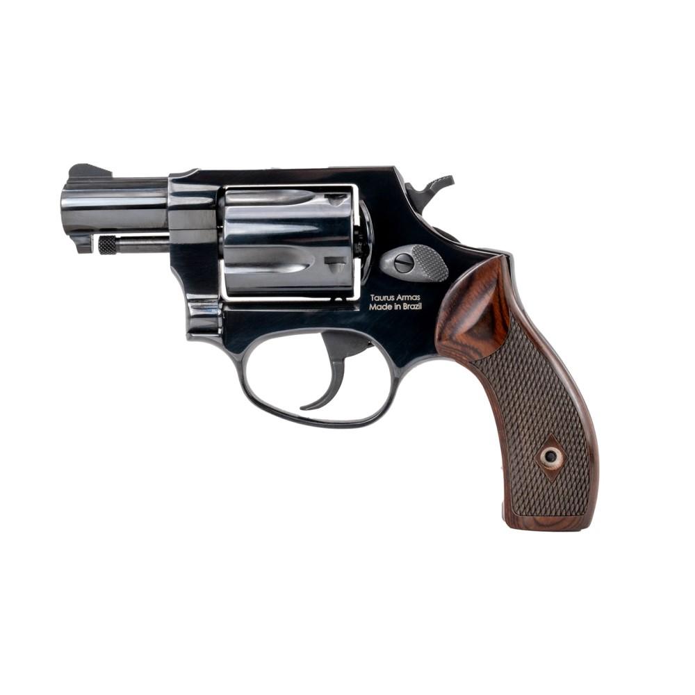 HERITAGE ROSCOE 38SPL 2'' 5 RDS BK WOOD GRIP