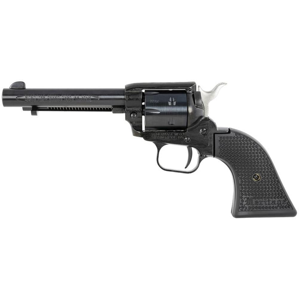 HERITAGE RR .22LR BK 4 3/4'' 6 RDS POLY GRIP