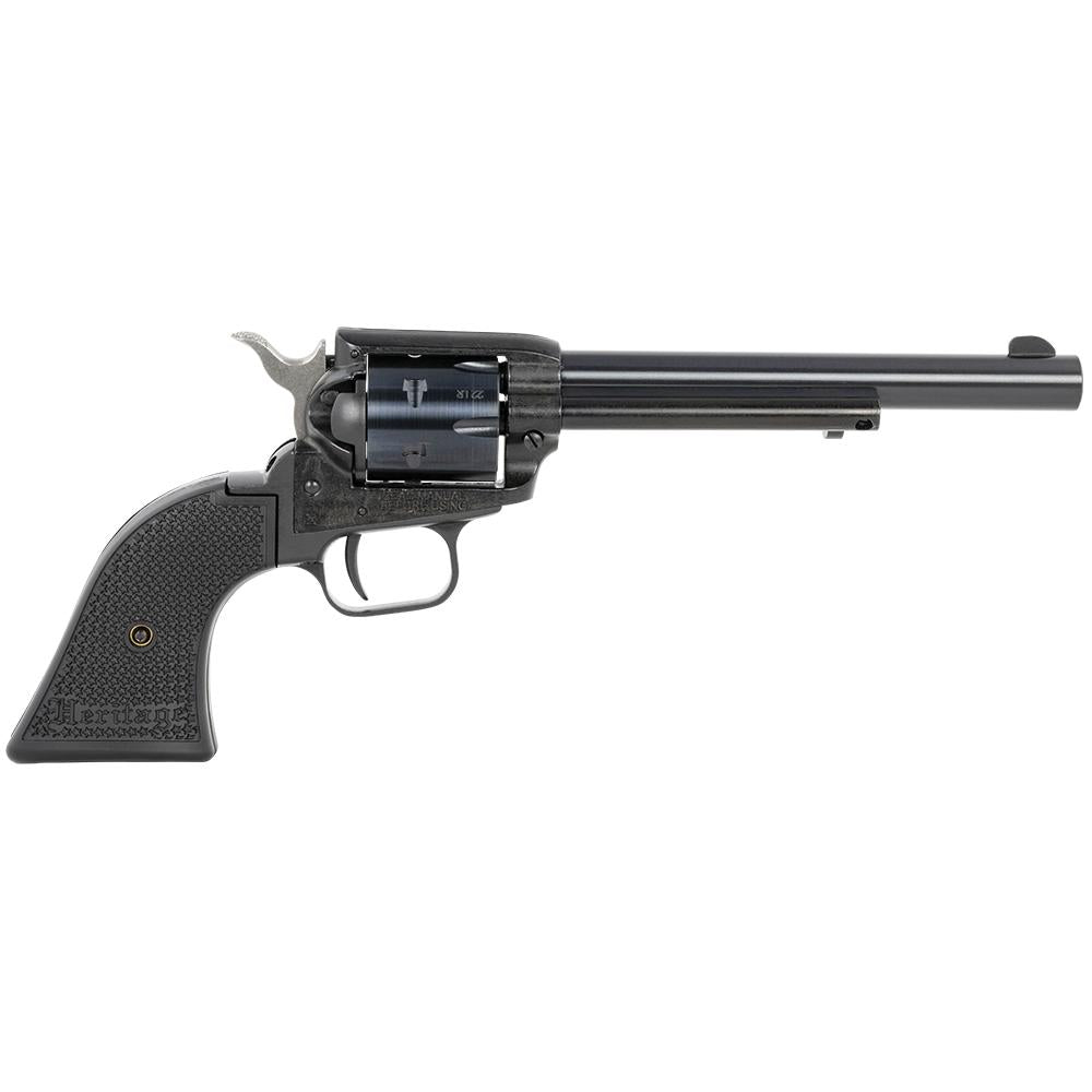 HERITAGE RR .22LR BK 6 1/2'' 6 RDS POLY GRIP
