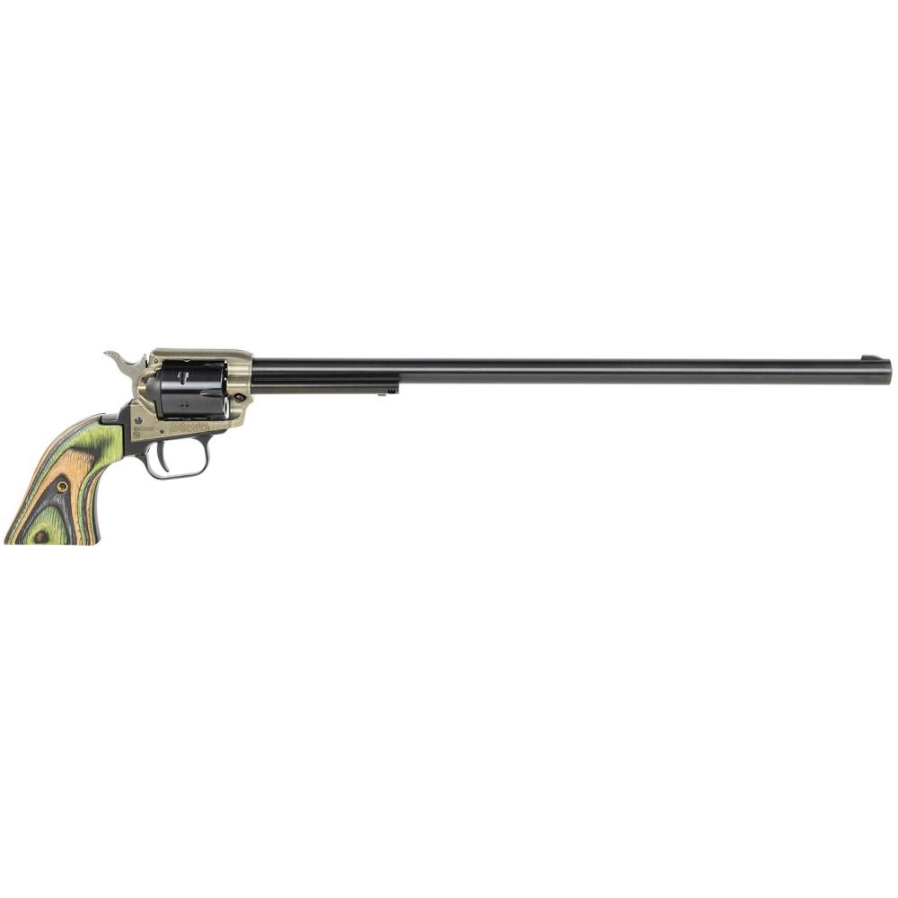 HERITAGE RR .22LR BK/CH 16'' 6-RDS CAMO LAM GRN