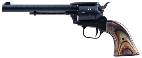 Heritage Rough Rider .22LR BK SATIN 61/2 6RDS CAMO LAM GRN