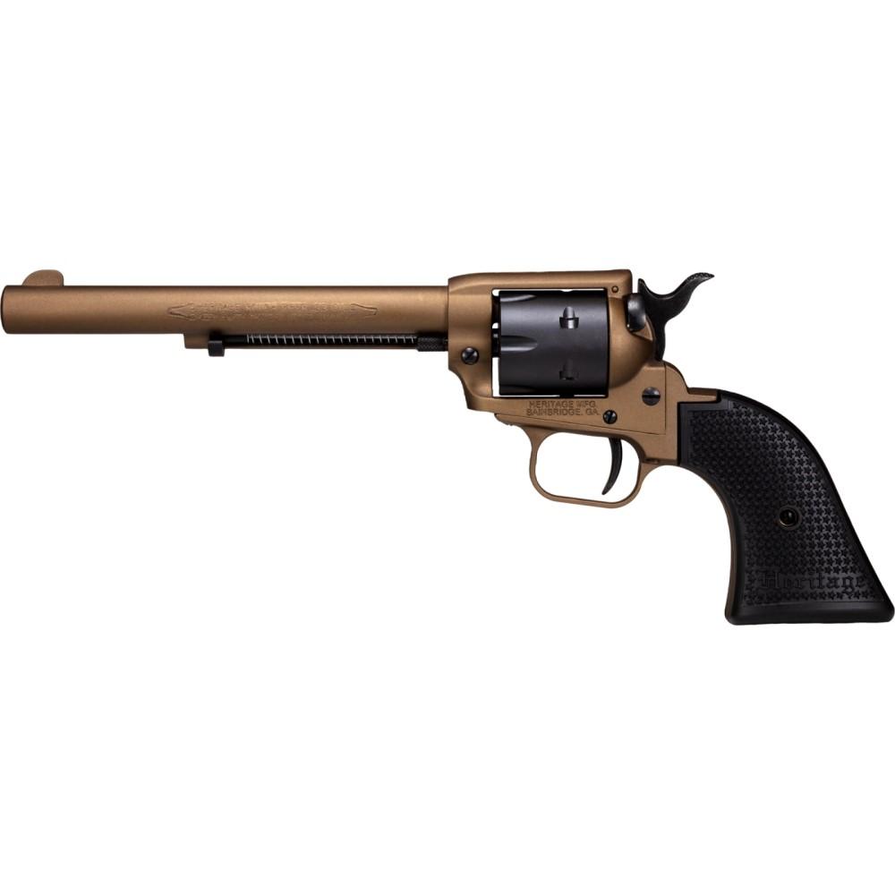 HERITAGE SRR .22LR 6 1/2'' 6 RD BURNT BRONZE/SBK