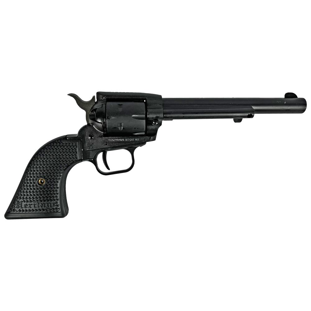 HERITAGE SRR .22LR BK SATIN 6-1/2'' 6-RDS POLY GRIPS