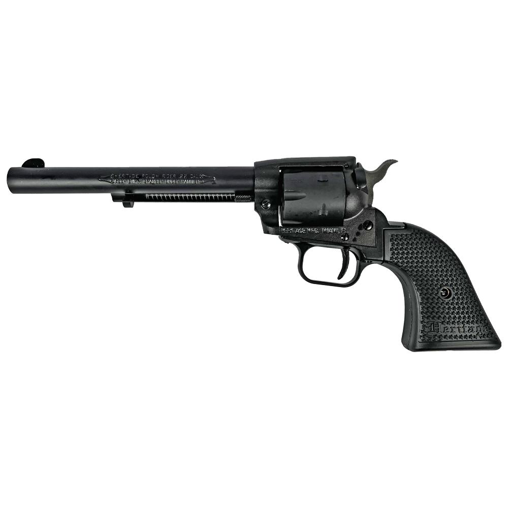 HERITAGE SRR .22LR BK SATIN 6-1/2'' 6-RDS POLY GRIPS